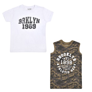 Kids garment – Paketo 2 Tem Blouza Brklyn Military